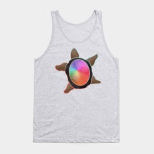 Pride Flag Space Turtle Philly Rainbow Flag Tank Top